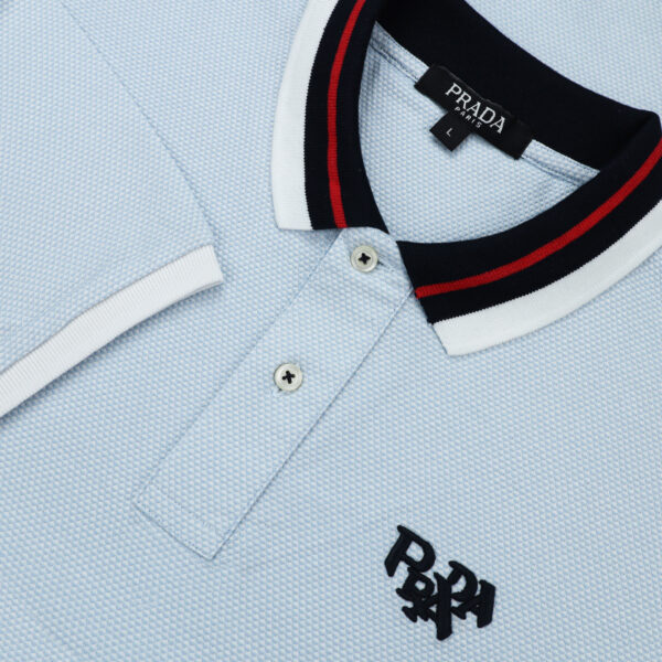 Prada Mercerised Cotton Premium Men’s Polo T-shirt - Image 6