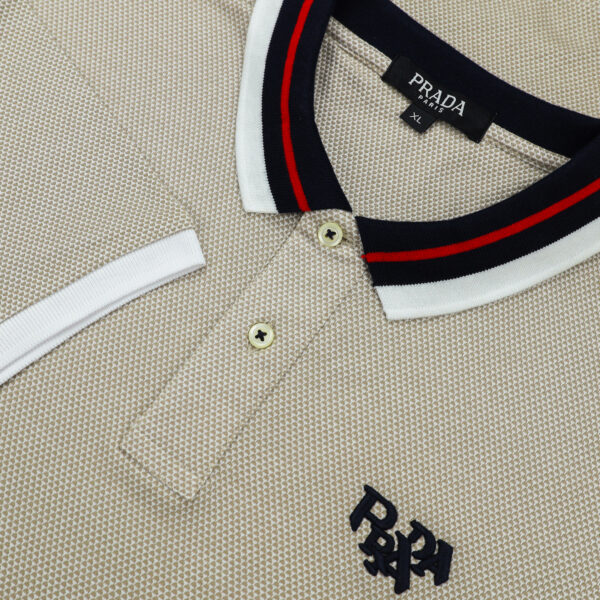 Prada Mercerised Cotton Premium Men’s Polo T-shirt - Image 5