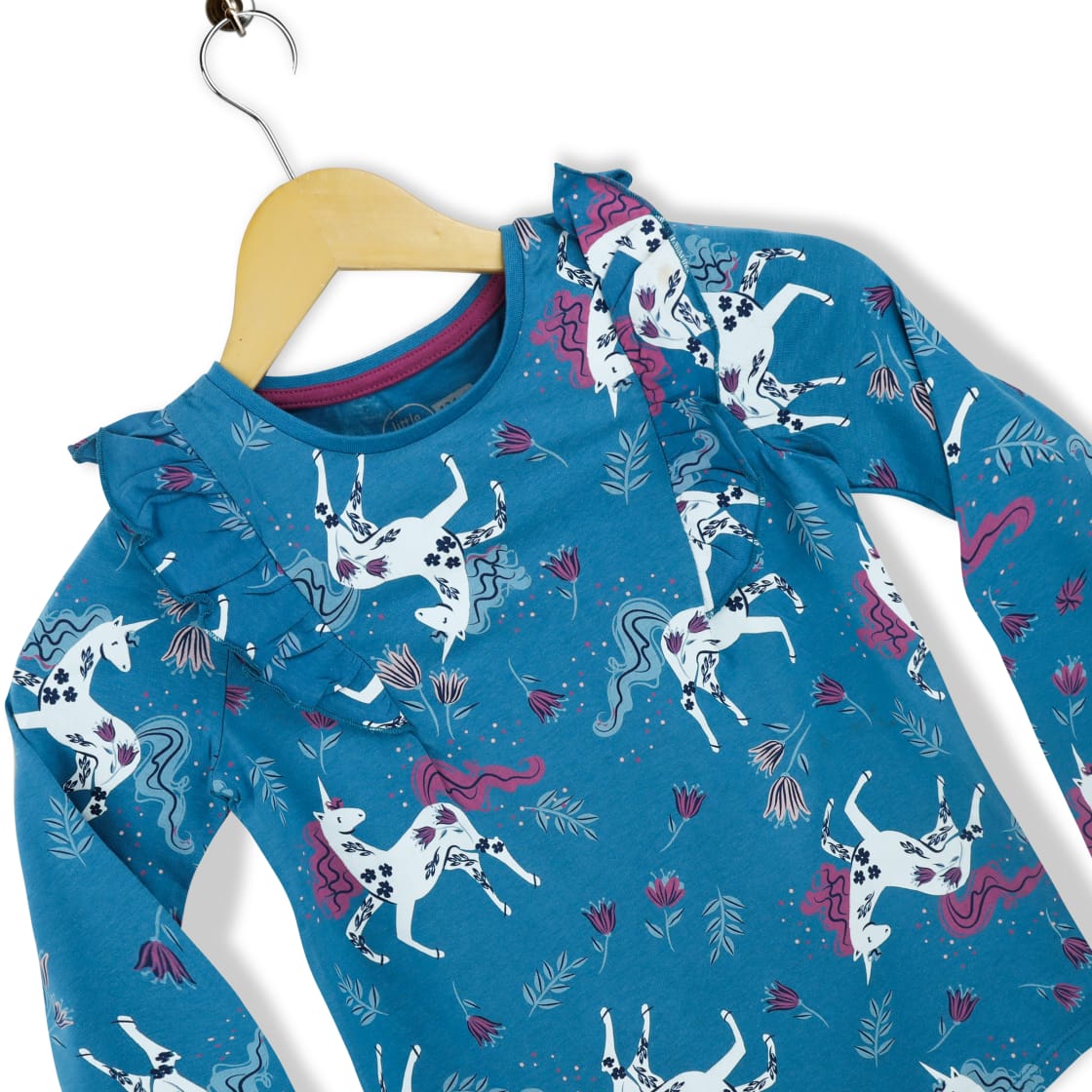 Girls Premium Full Sleeve Unicorn Frock